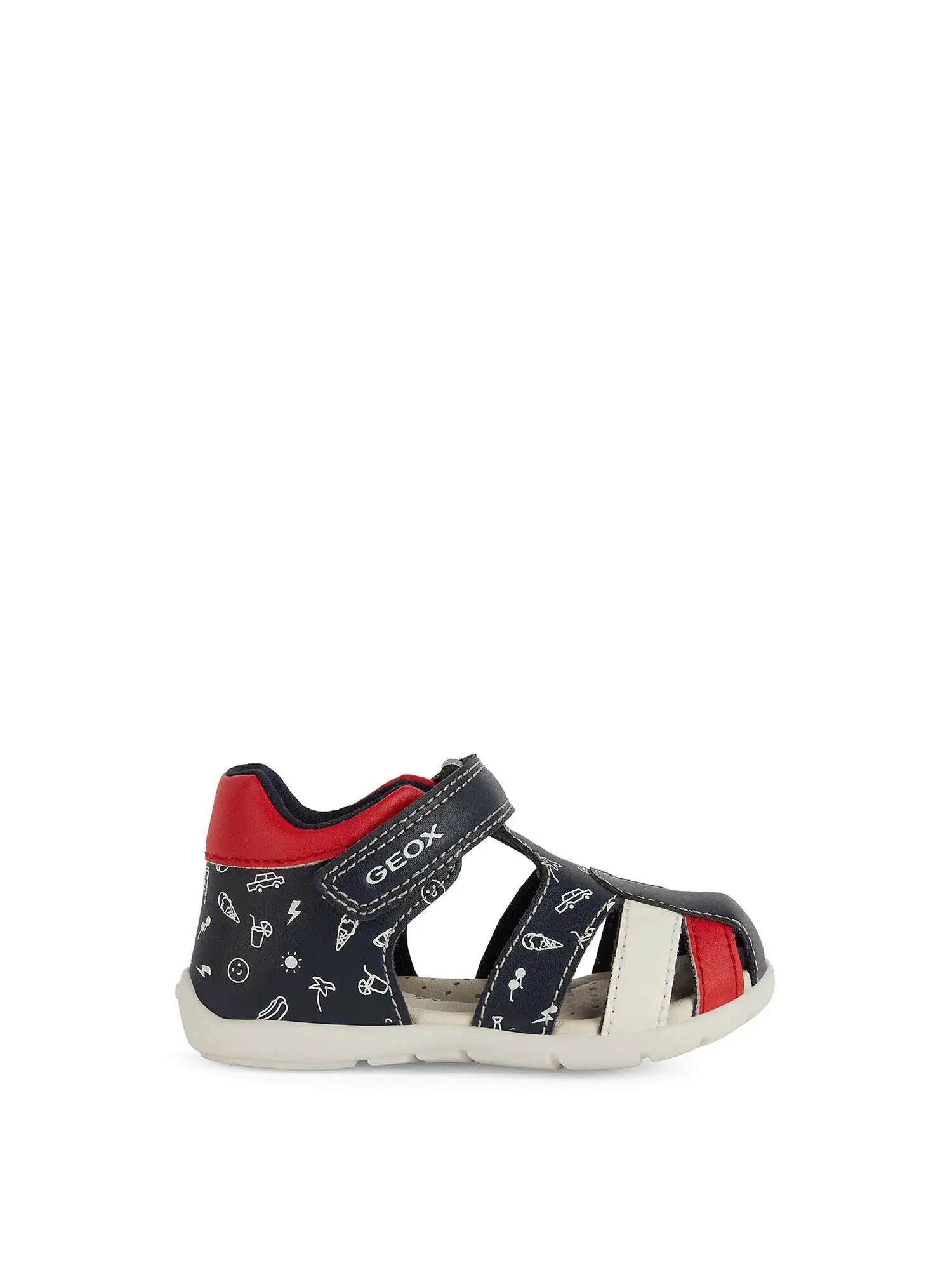 Geox Ragnetto Bambino Colore Navy/rosso NAVY/ROSSO 19