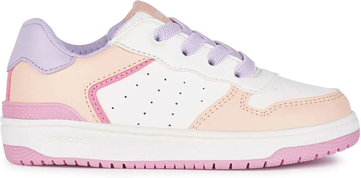 Geox Sneakers Bianche Ragazza BIANCO/ROSA 29