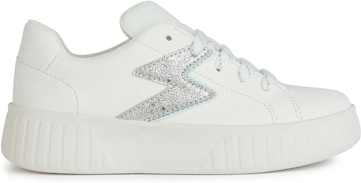 Geox Sneakers Bianche Ragazza BIANCO/VERDE 28