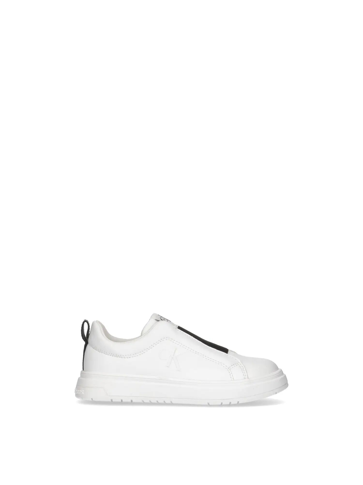 Calvin Klein Sneakers Bianche Unisex BIANCO/NERO 30