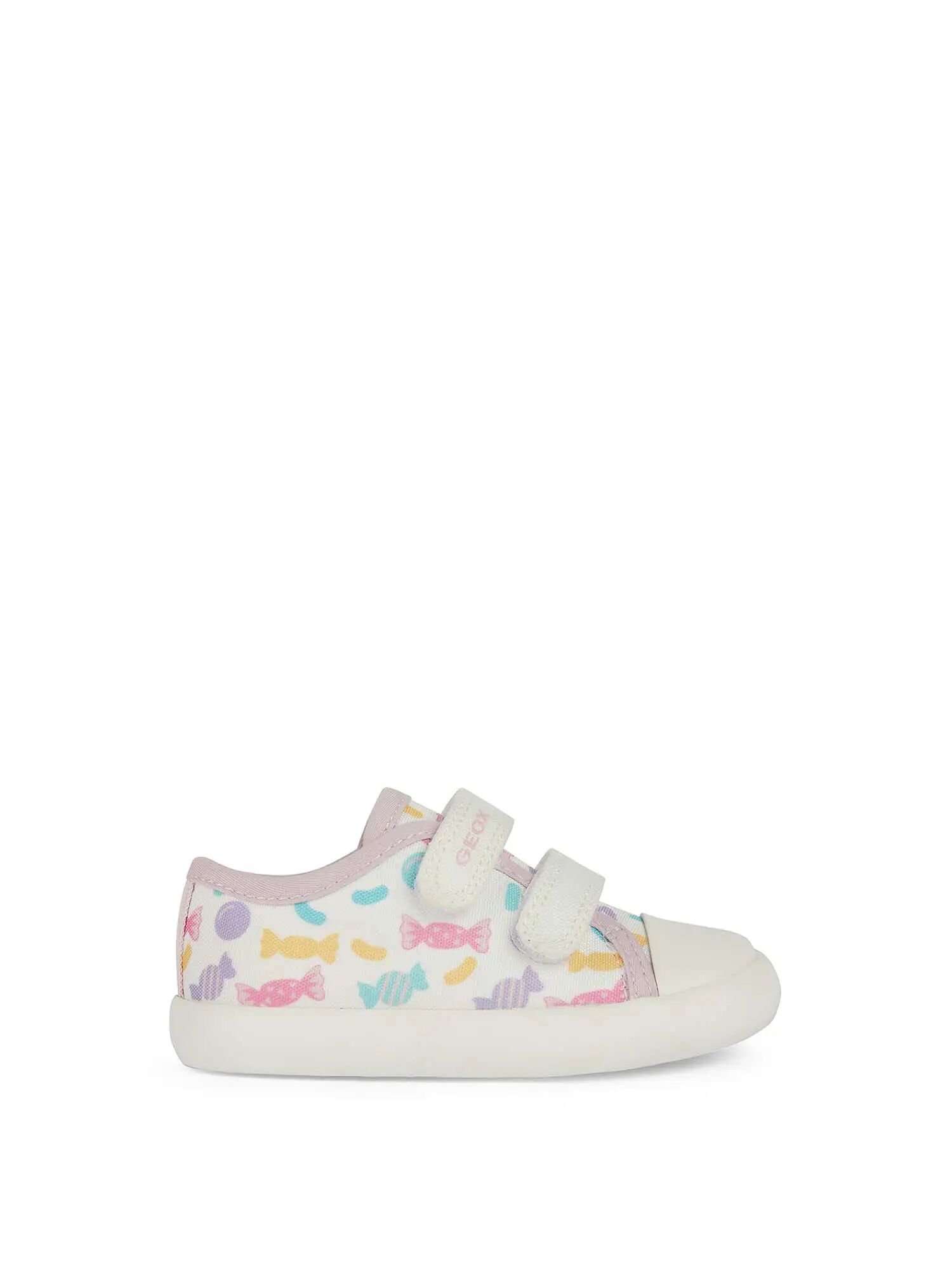 Geox Sneakers Bianche Bambina BIANCO/MULTI 20