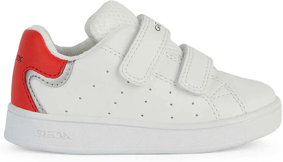 Geox Sneakers Bianche Bambino BIANCO/ROSSO 20