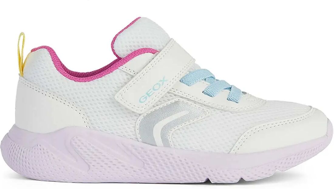 Geox Sneakers Bianche Ragazza BIANCO/MULTI 28