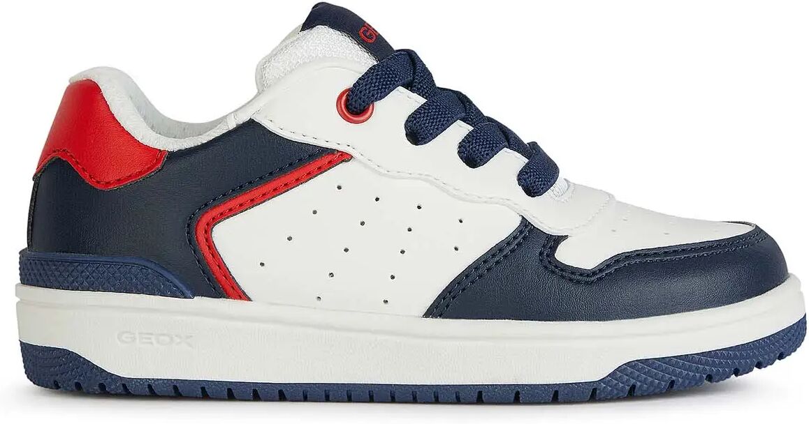 Geox Sneakers Bianche Ragazzo BIANCO/NAVY 28