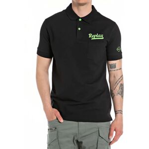 Replay Polo Uomo Colore Nero NERO S