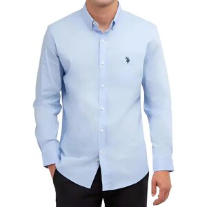 Us Polo Assn. Camicia Uomo Colore Azzurro AZZURRO S