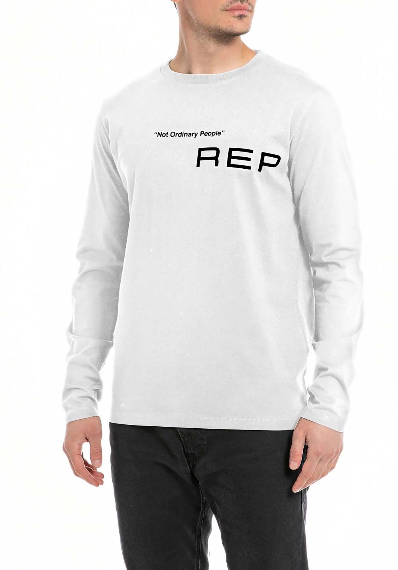 Replay Maglia Uomo Colore Bianco BIANCO S