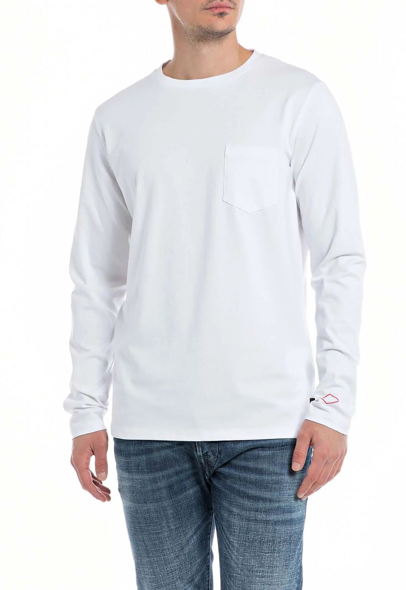 Replay Maglia Uomo Colore Bianco BIANCO S