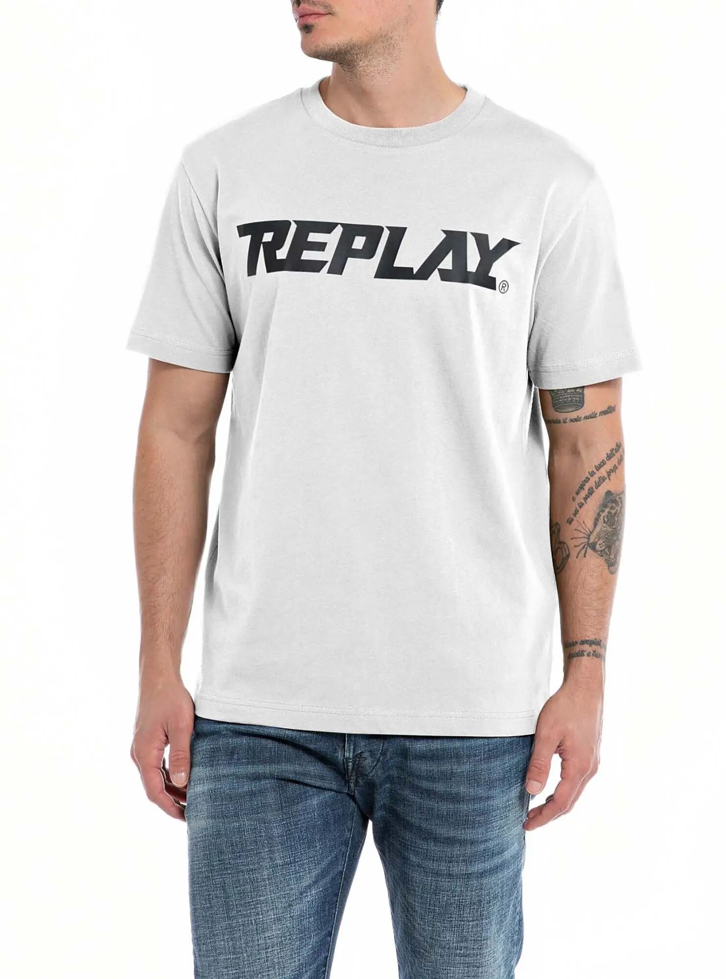 Replay T-shirt Uomo Colore Bianco BIANCO M