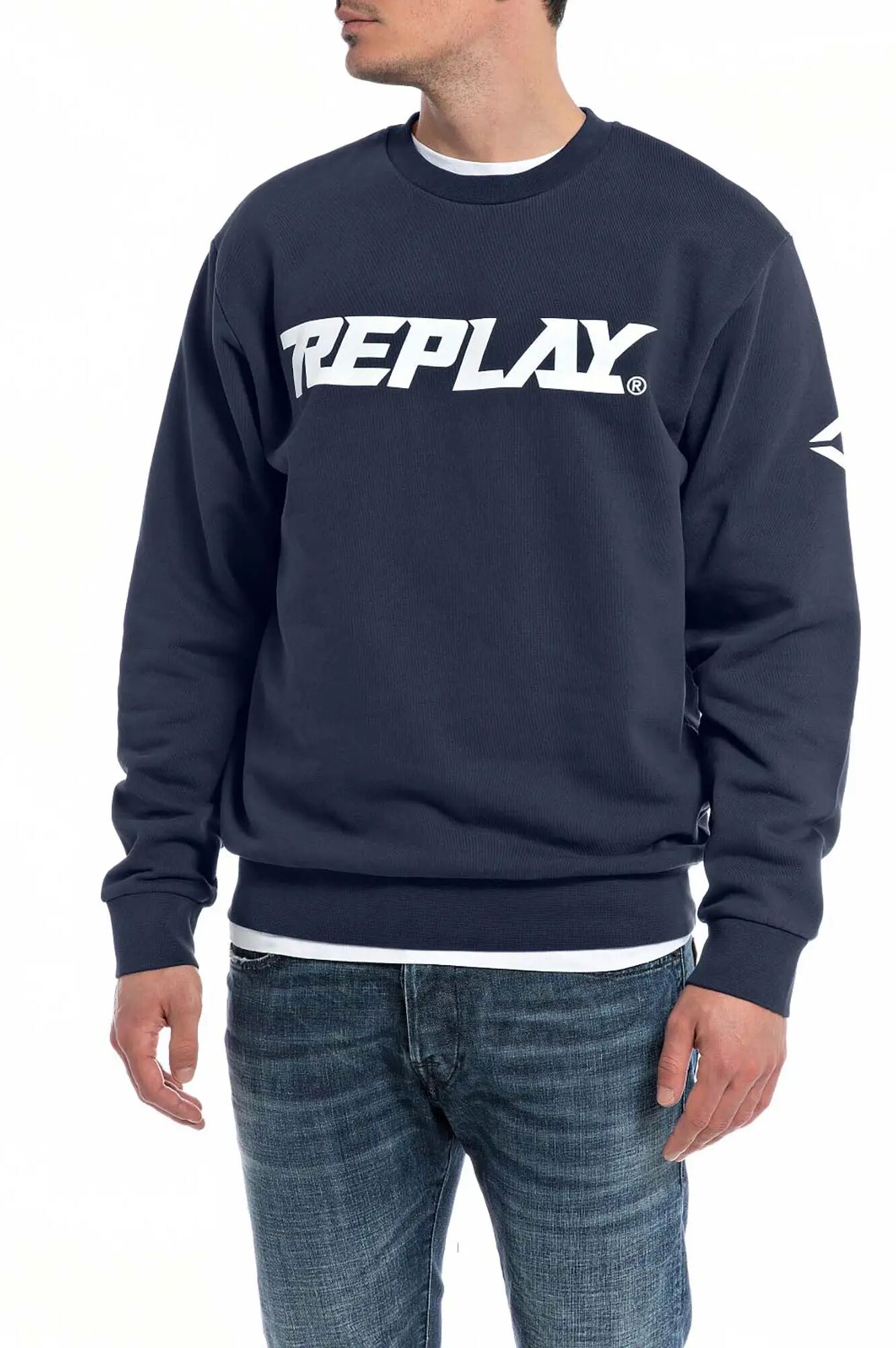 Replay Felpa Uomo Colore Blu BLU S