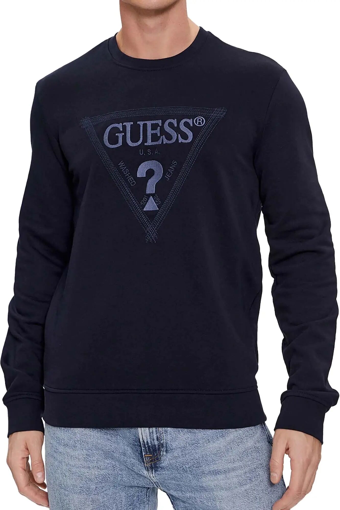 Guess Felpa Uomo Colore Blu BLU XS