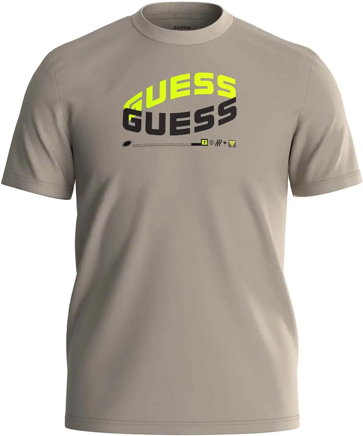 Guess T-shirt Uomo Colore Pietra PIETRA XS