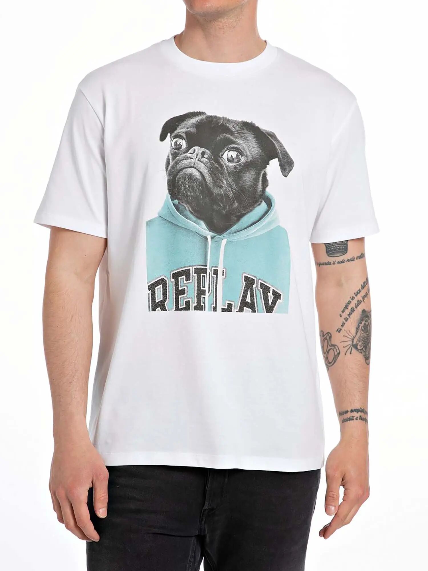 Replay T-shirt Uomo Colore Bianco BIANCO S