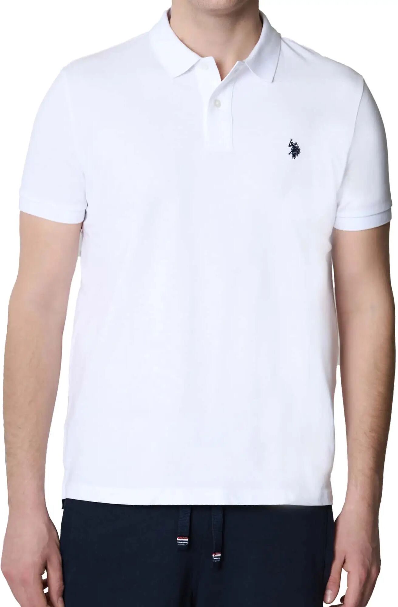 Us Polo Assn. Polo Uomo Colore Bianco BIANCO S