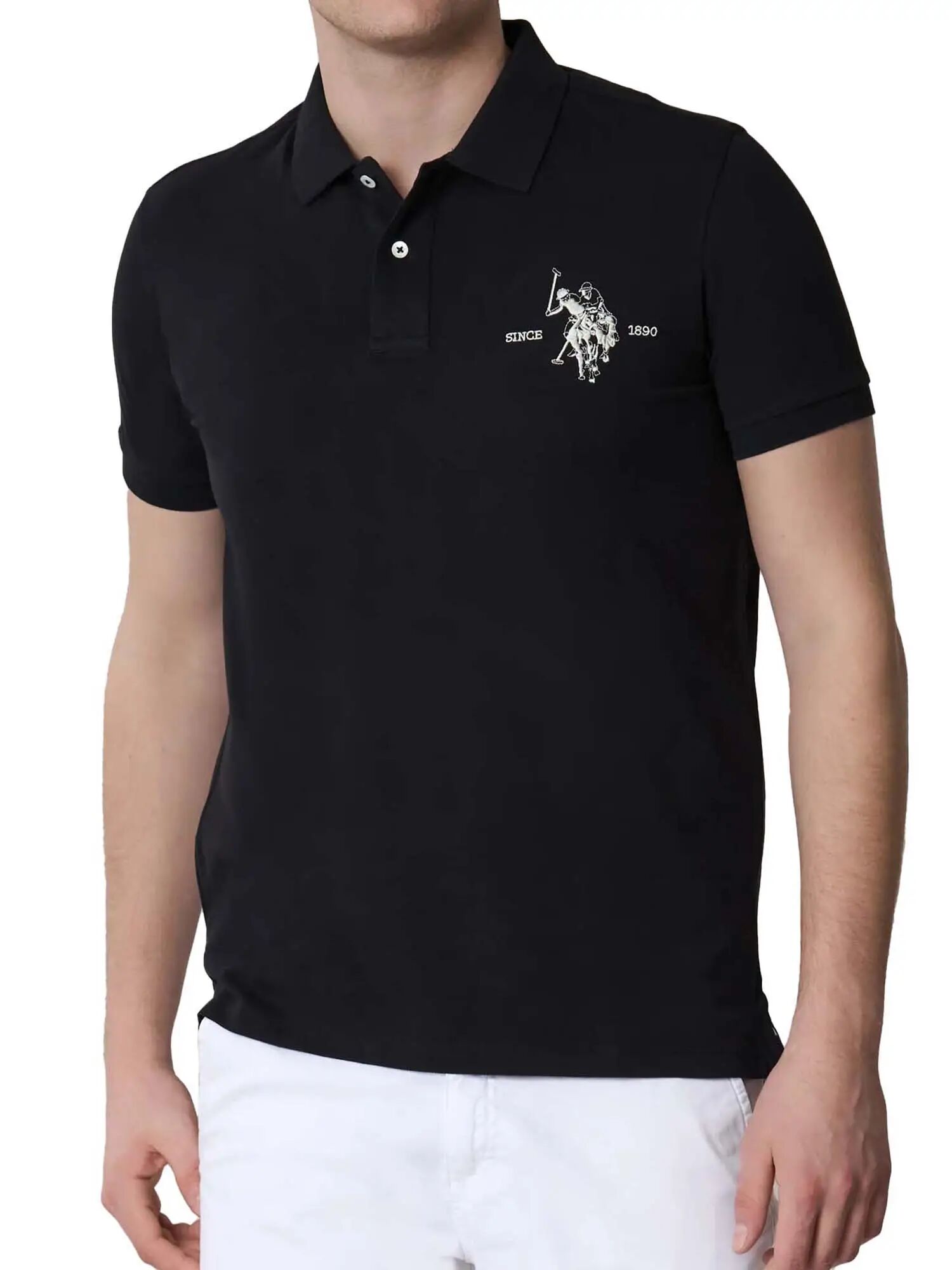 Us Polo Assn. Polo Uomo Colore Nero NERO S