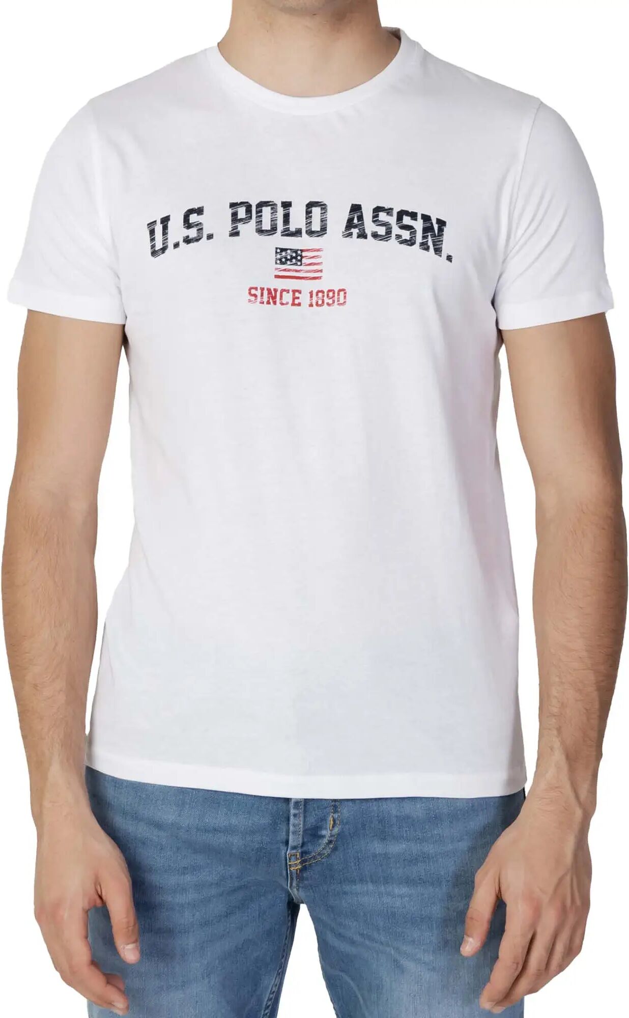 Us Polo Assn. T-shirt Uomo Colore Bianco BIANCO S