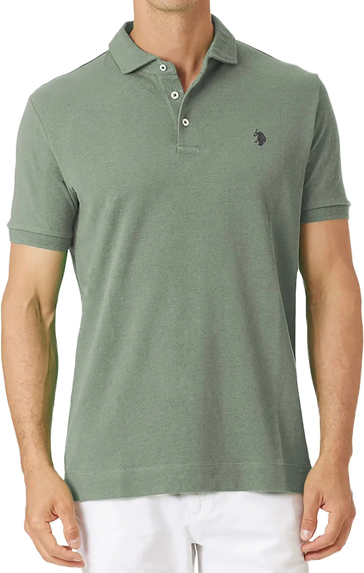 Us Polo Assn. Polo Uomo Colore Verde Chiaro VERDE CHIARO S