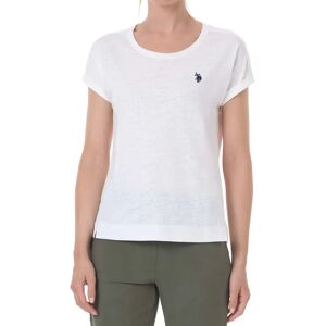 Us Polo Assn. T-shirt Donna Colore Bianco BIANCO S