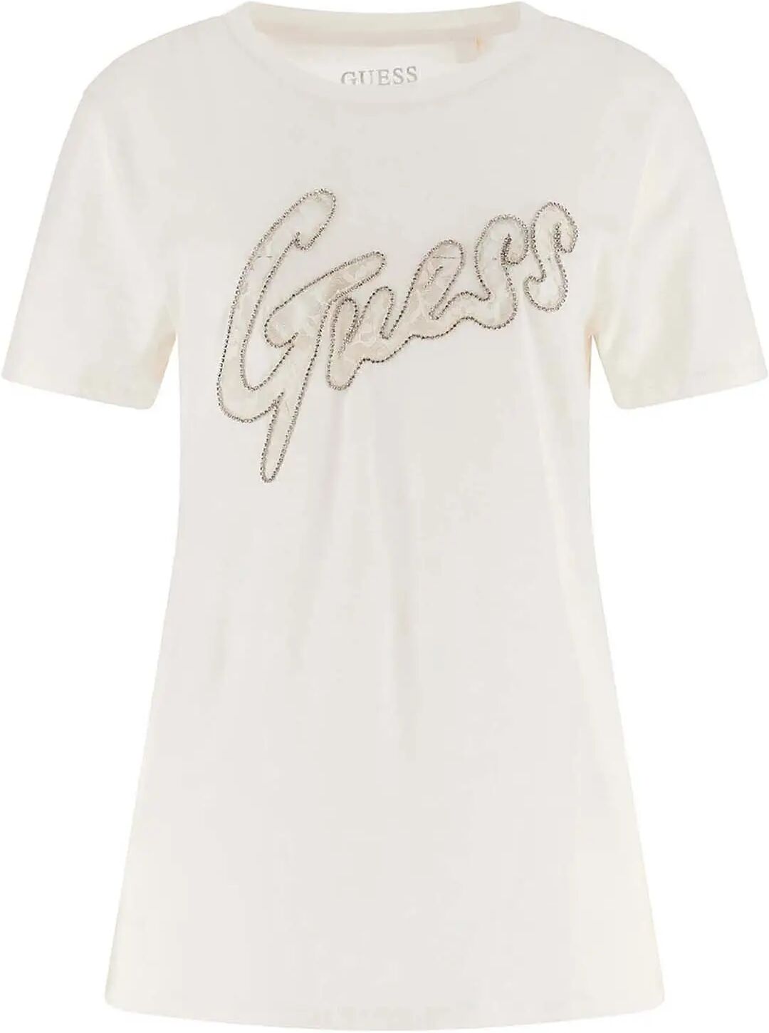 Guess T-shirt Donna Colore Crema CREMA S