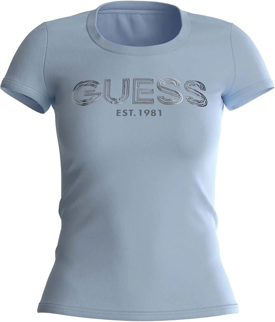 Guess T-shirt Donna Colore Blu BLU XS