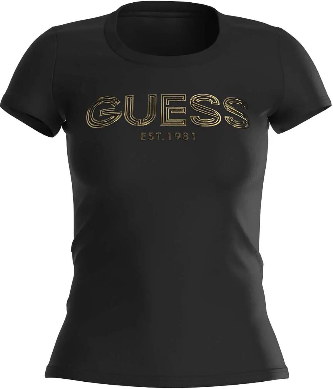 Guess T-shirt Donna Colore Nero NERO S