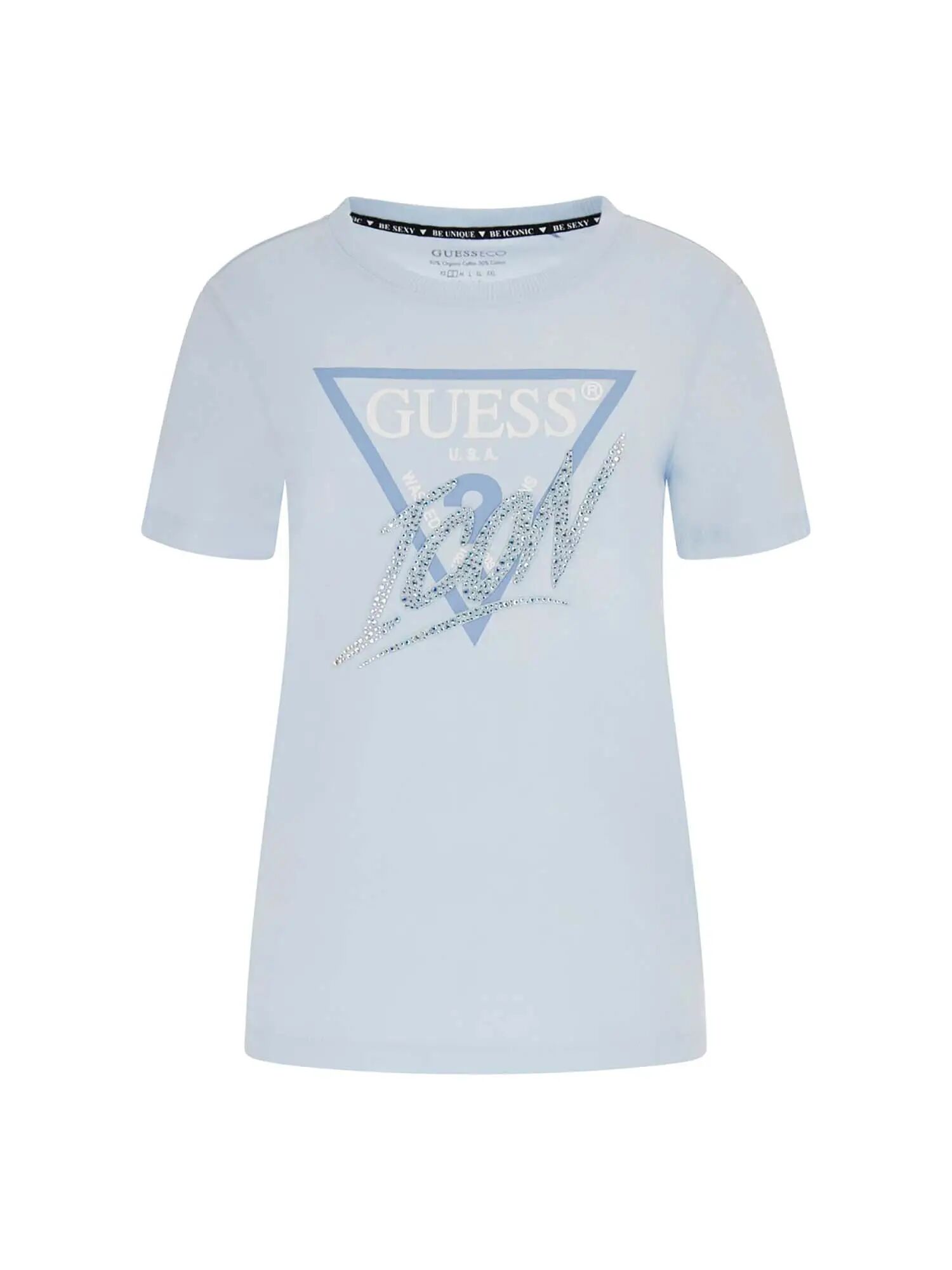 Guess T-shirt Donna Colore Blu BLU XS