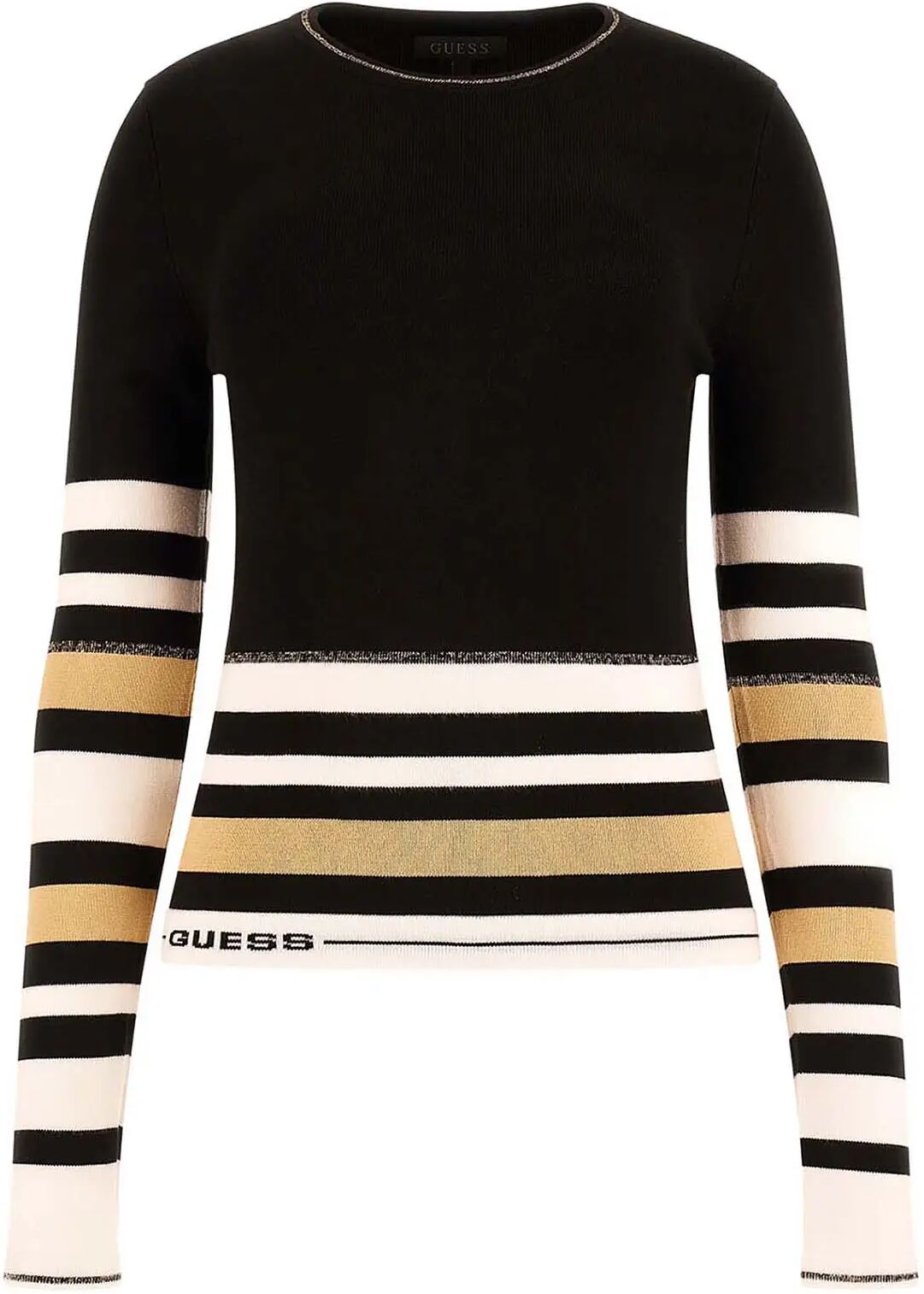 Guess Maglia Donna Colore Nero/bianco NERO/BIANCO S