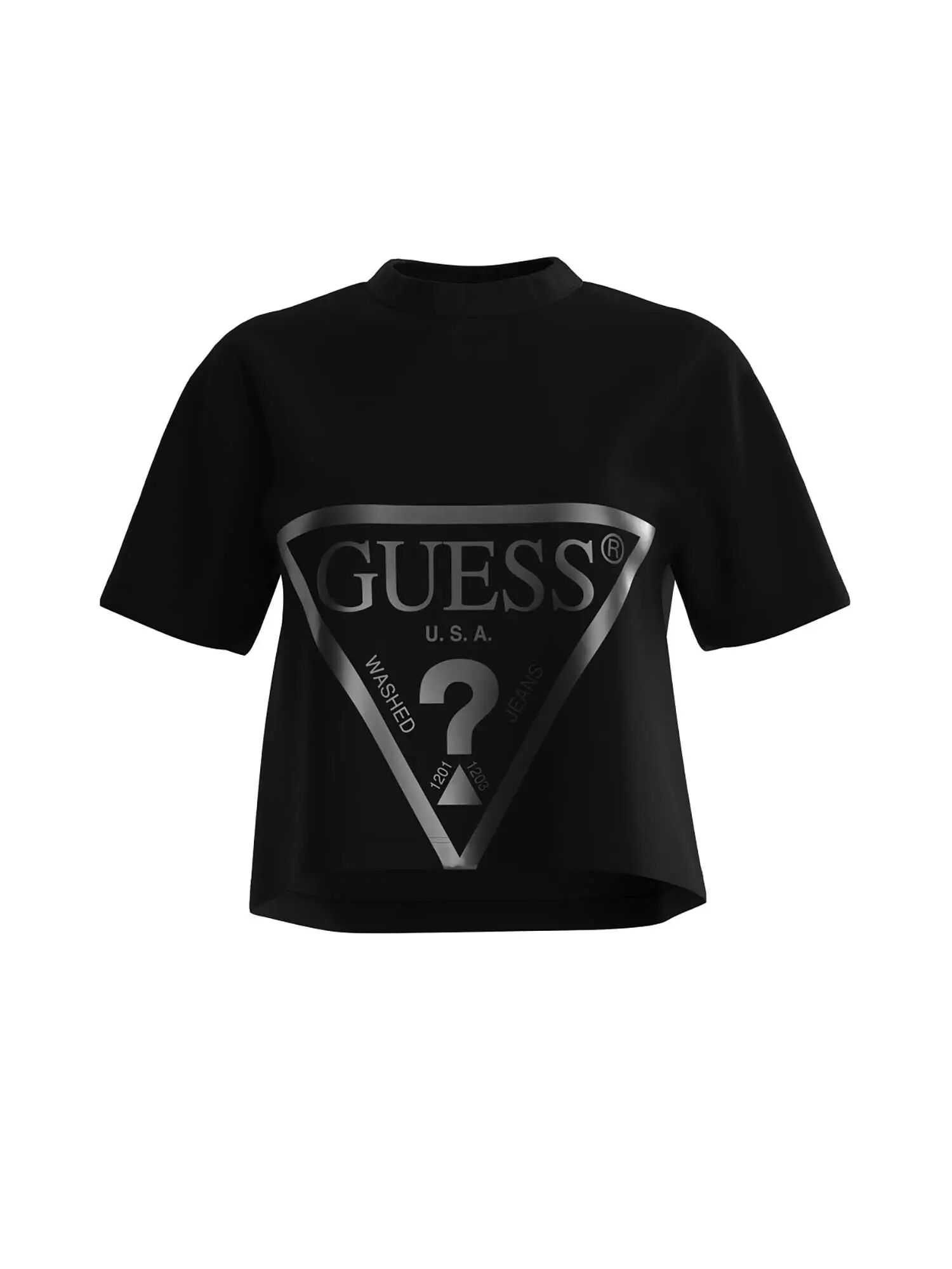 Guess T-shirt Donna Colore Nero NERO S