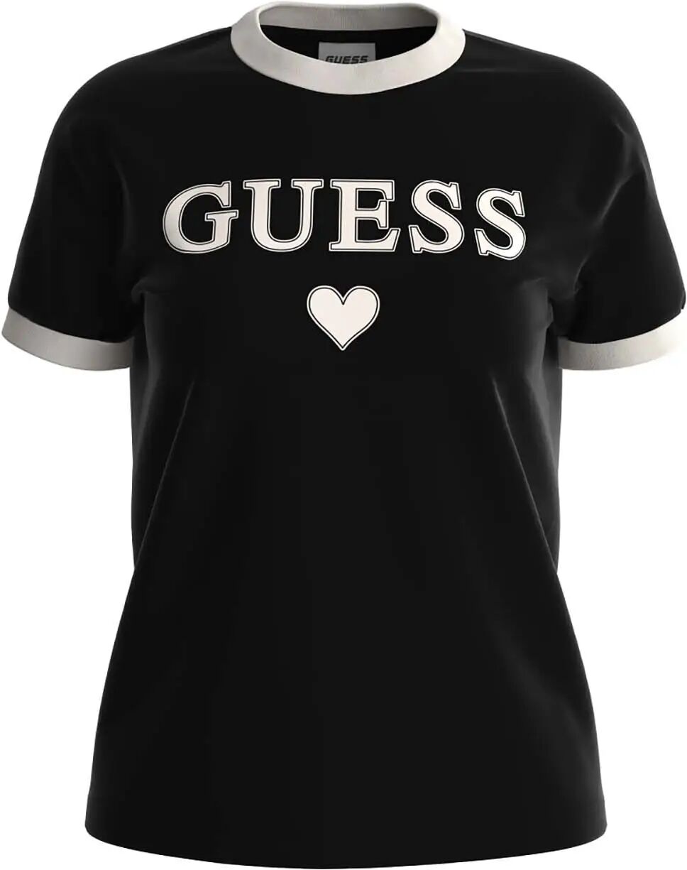 Guess T-shirt Donna Colore Nero NERO S