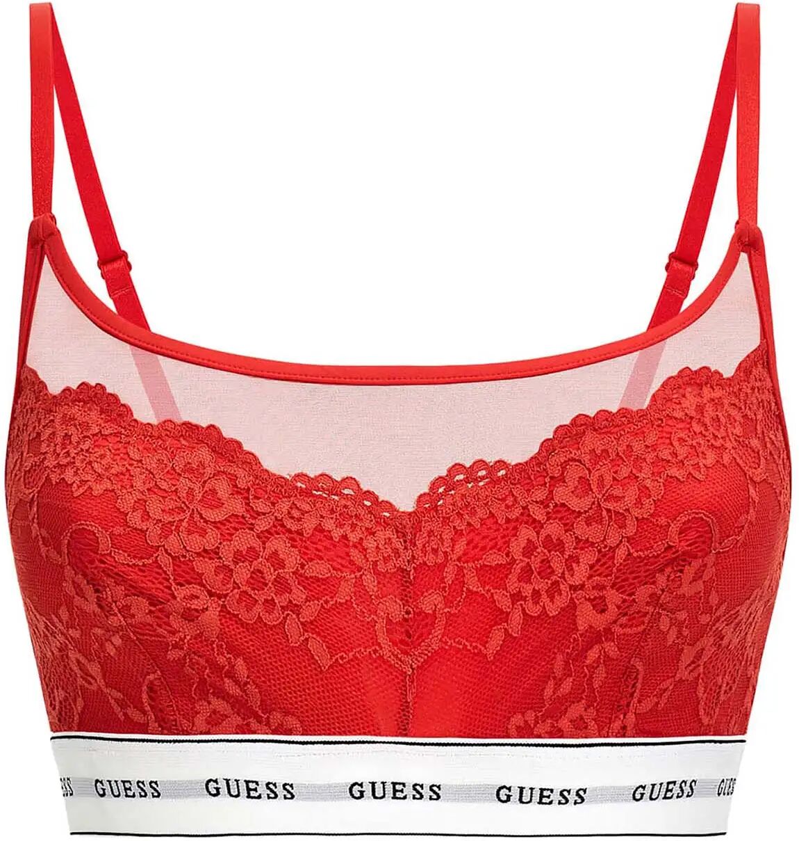 Guess Bralette Donna Colore Rosso ROSSO S