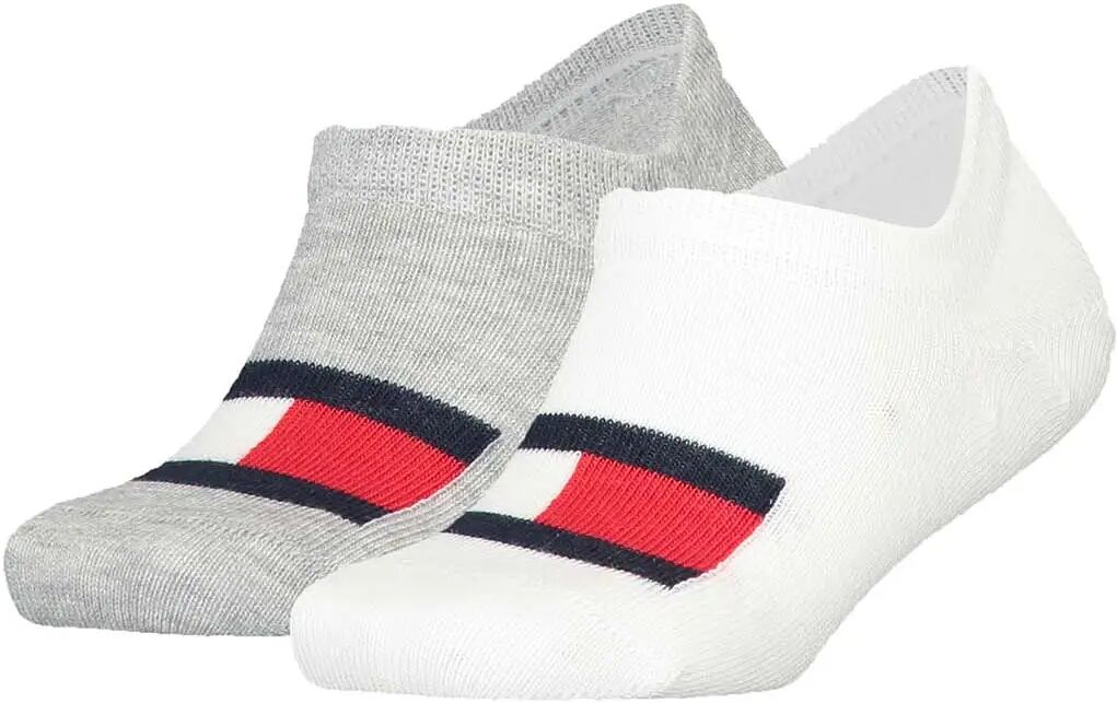 Tommy Hilfiger Calze Unisex Colore Bianco/grigio BIANCO/GRIGIO 35/38