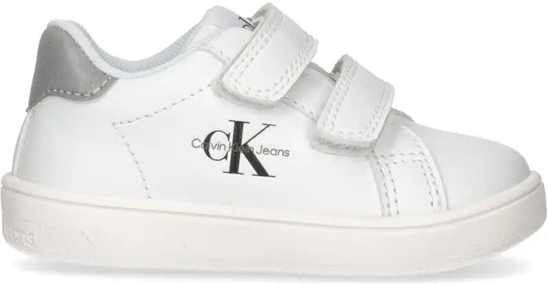 Calvin Klein Sneakers Bianche Unisex BIANCO/GRIGIO 28