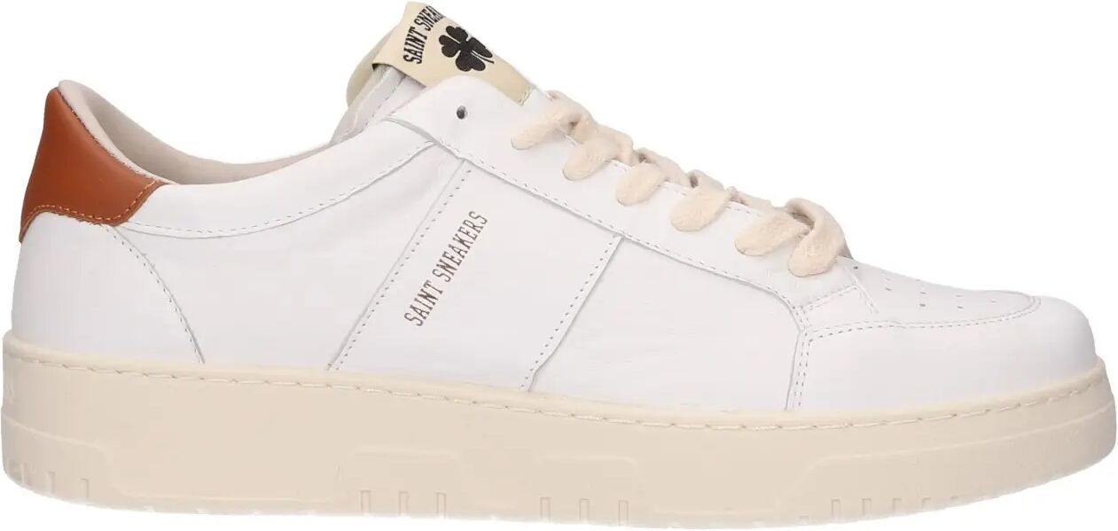 Saint Sneacker's Sneakers Bianche Uomo BIANCO/CUOIO 42