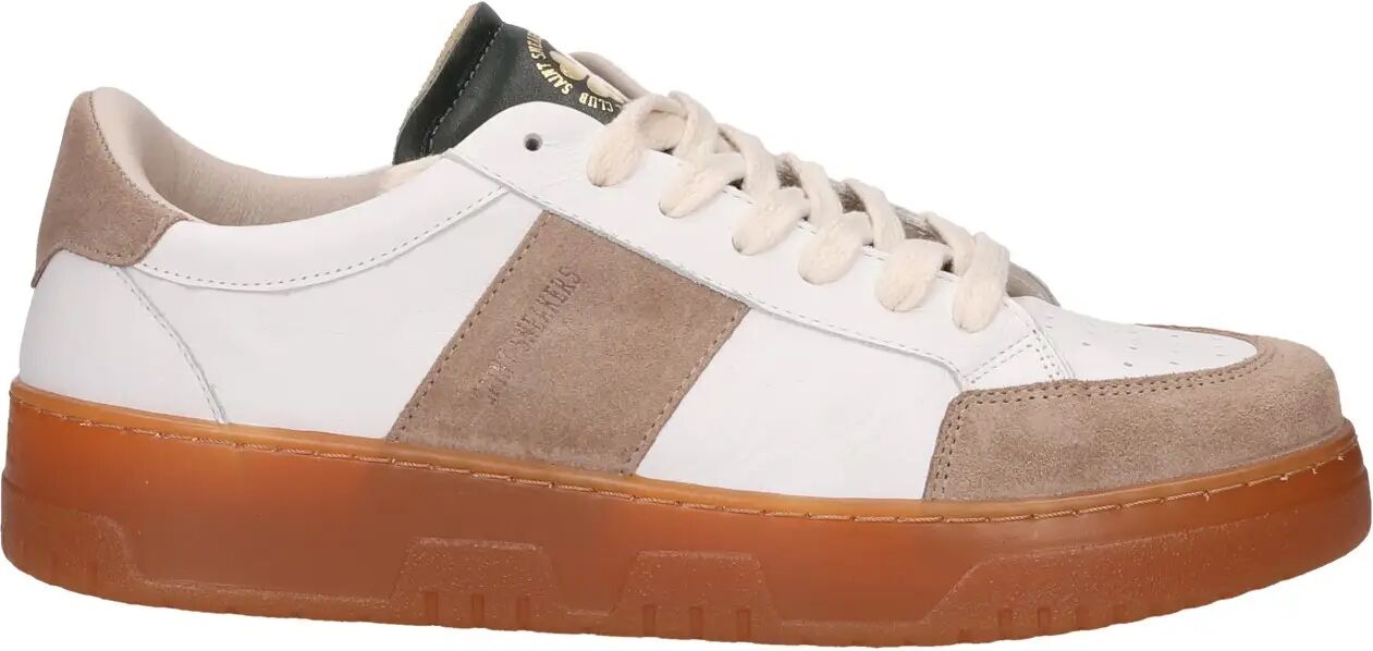 Saint Sneacker's Sneakers Bianche Uomo BIANCO/TORTORA 40