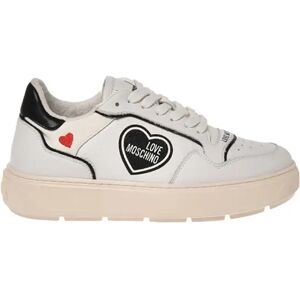 Moschino Sneakers Bianche Donna BIANCO/NERO 35