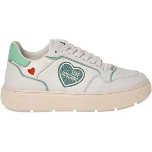 Moschino Sneakers Bianche Donna BIANCO/VERDE 35