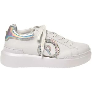 Pollini Sneakers Bianche Donna BIANCO/ARGENTO 36