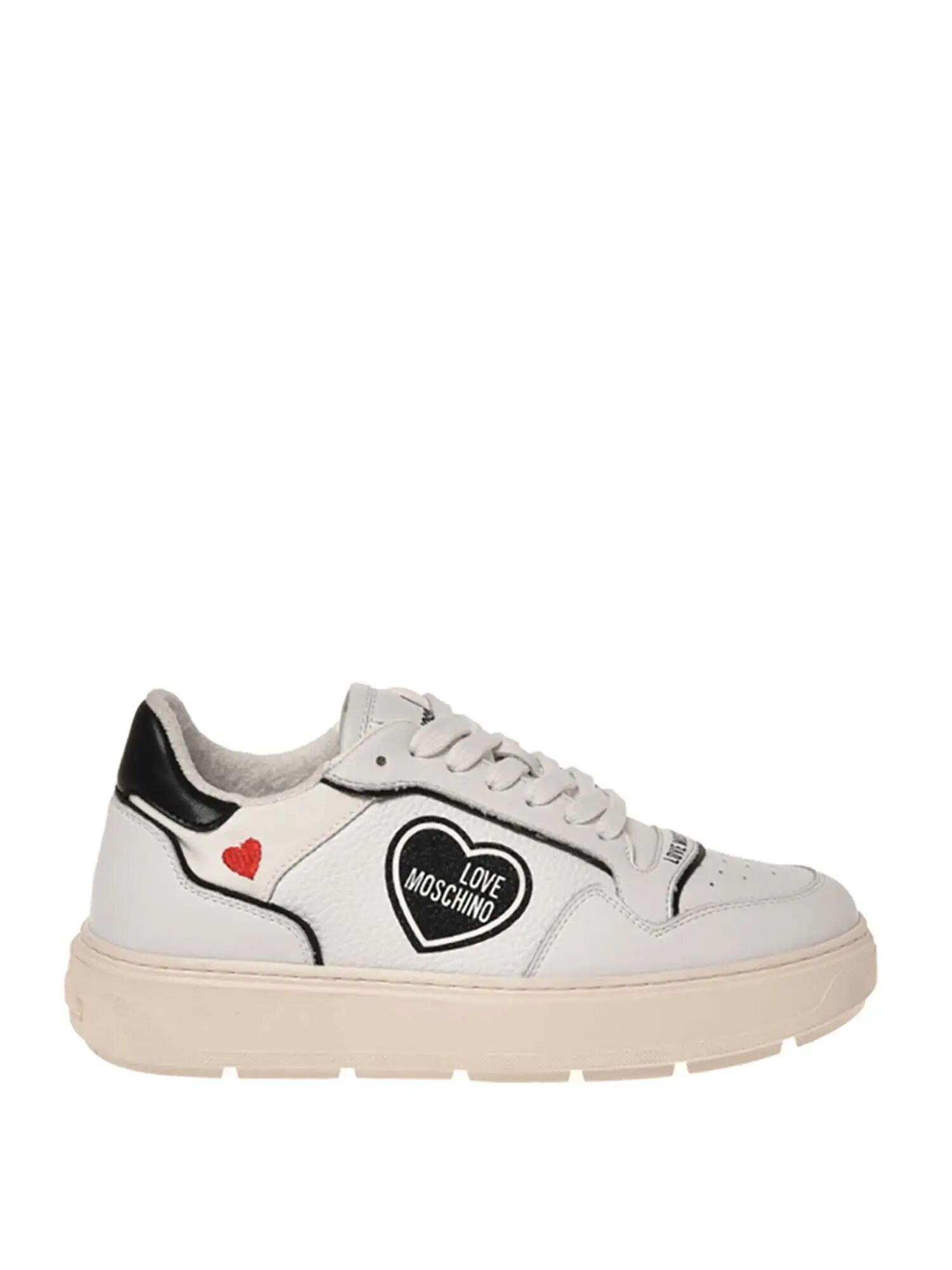 Moschino Sneakers Bianche Donna BIANCO/NERO 35