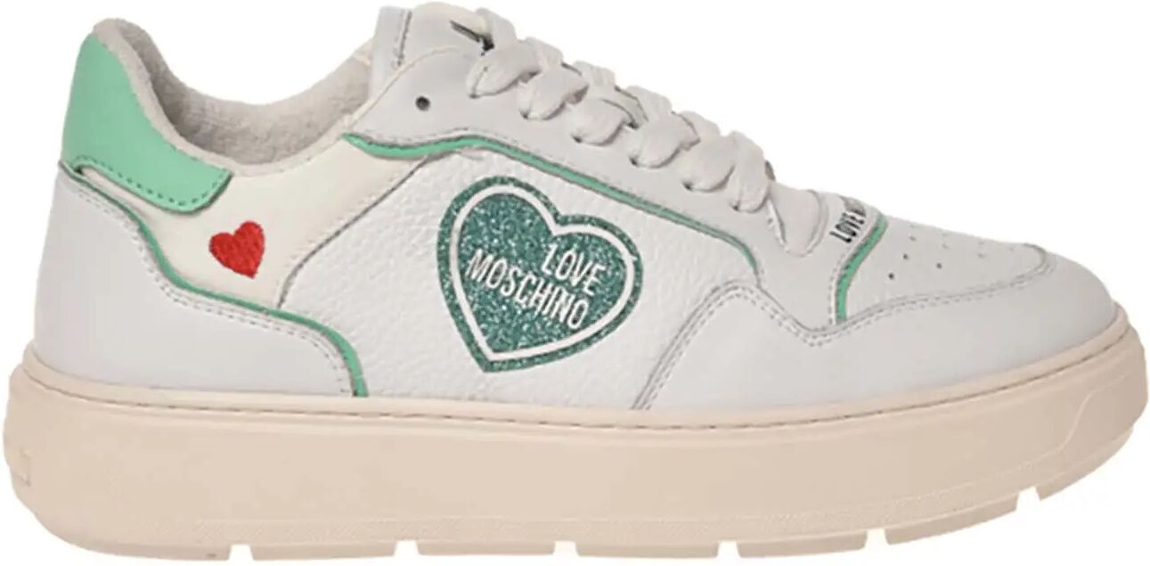 Moschino Sneakers Bianche Donna BIANCO/VERDE 35