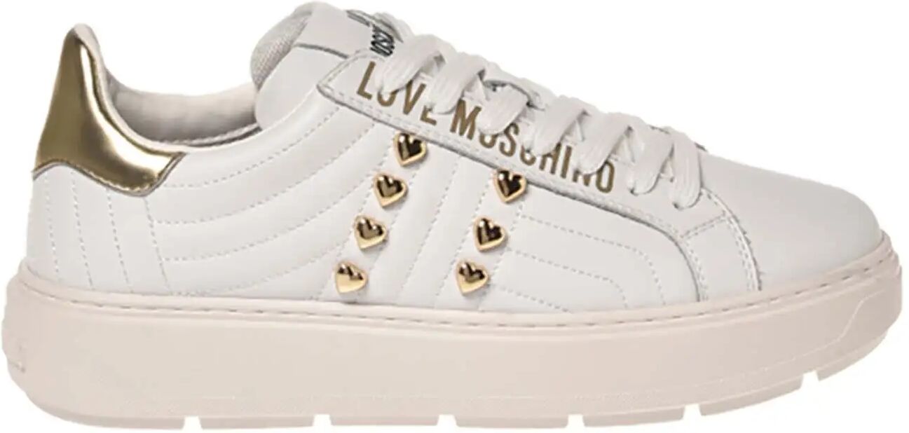 Moschino Sneakers Bianche Donna BIANCO/PLATINO 35