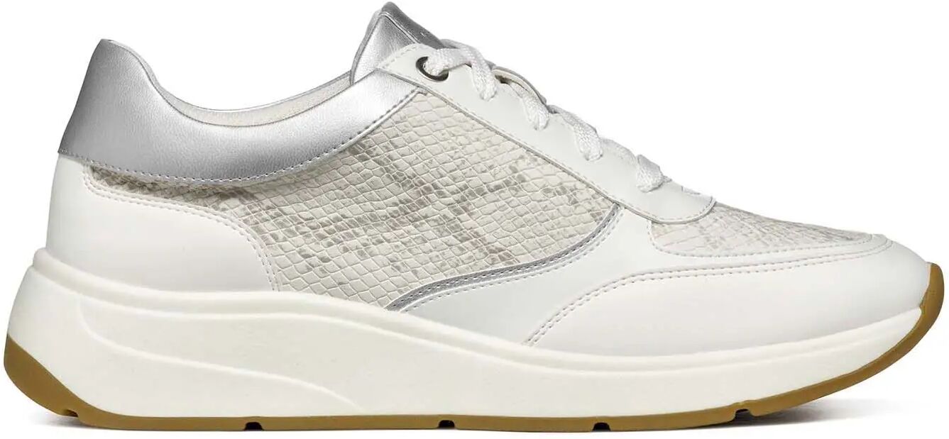 Geox Sneakers Bianche Donna SABBIA/BIANCO 35