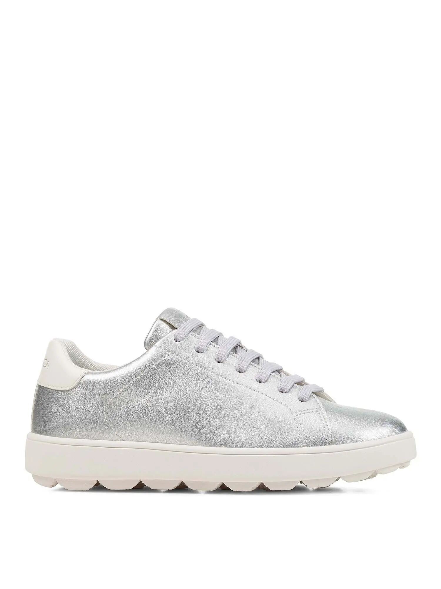 Geox Sneakers Bianche Donna ARGENTO/BIANCO 35