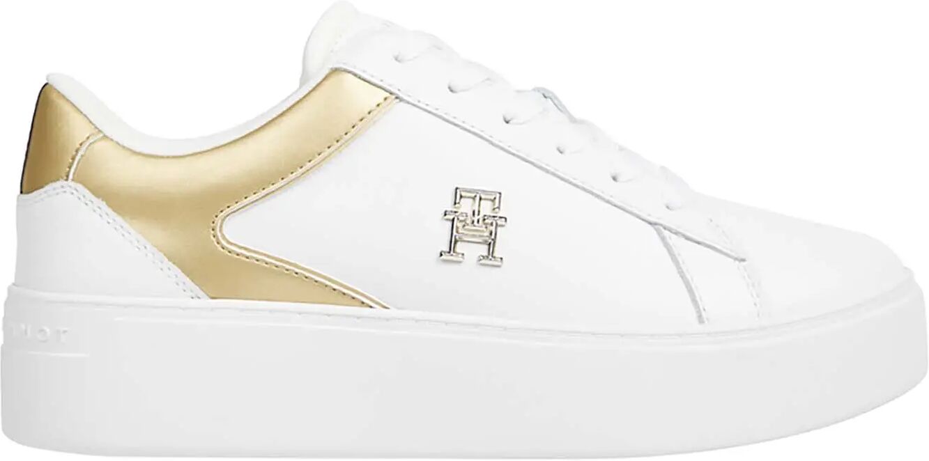 Tommy Hilfiger Sneakers Bianche Donna BIANCO/ORO 38