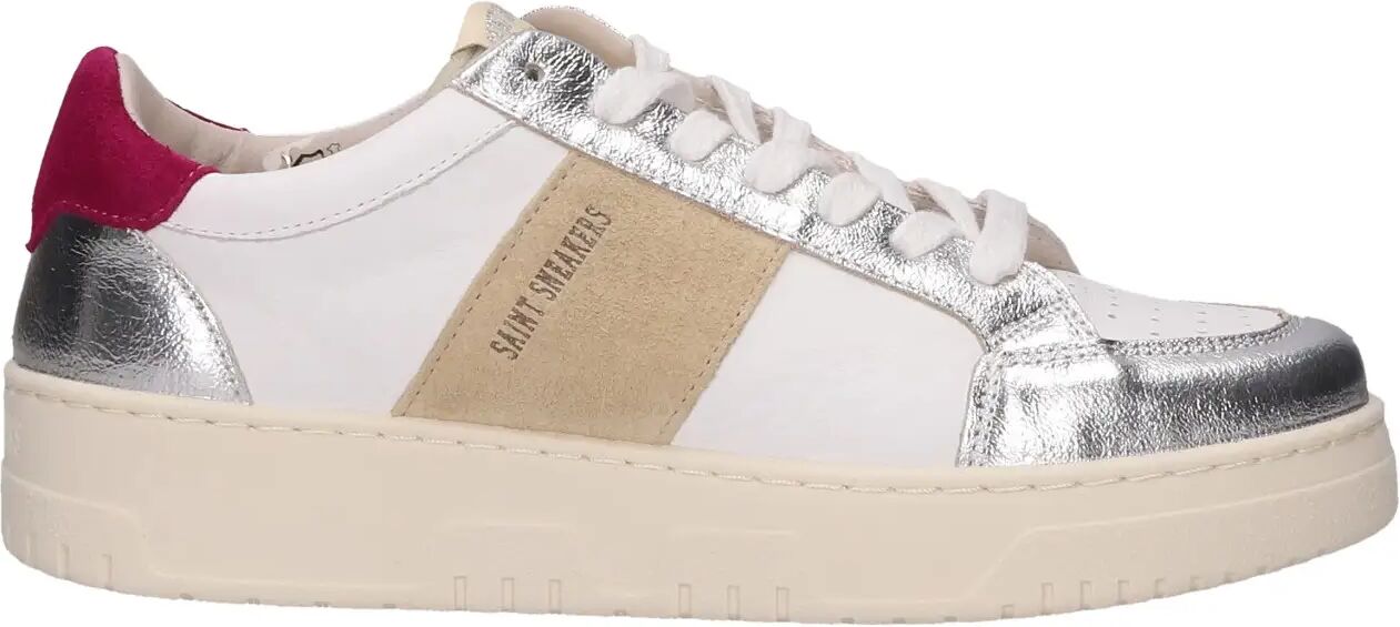 Saint Sneacker's Sneakers Bianche Donna BIANCO/ARGENTO 38