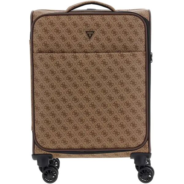 guess trolley valigeria unisex colore beige/marrone beige/marrone 1