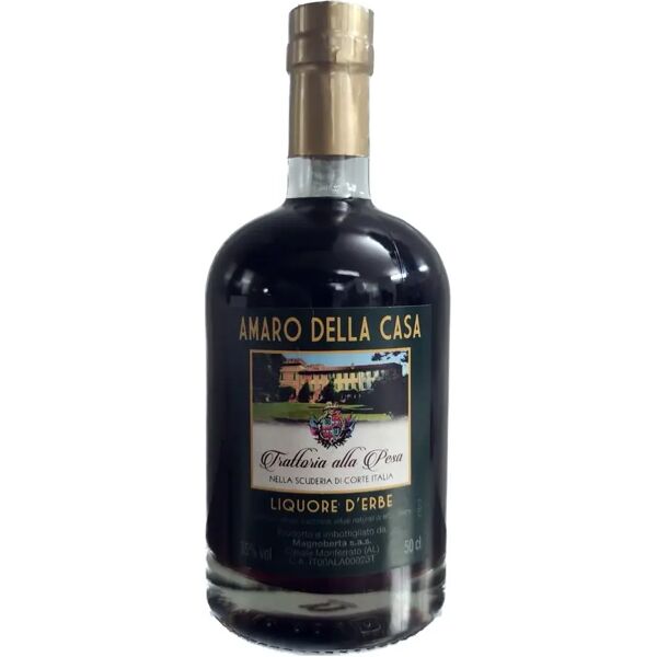 ristorante alla pesa - corte italia amaro della casa liquore d'erbe del  ristorante alla pesa di sorgÀ - 0,50 l