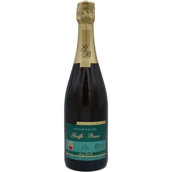 gaiffe - brun 1er cru - montagne de reims champagne gaiffe - brun - elite 1er cru  zero dosage - biodinamico - 0,75 l