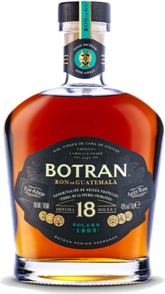 casa botran rum botran 18 reserva de la familia - solera - guatemala - 0,70 l