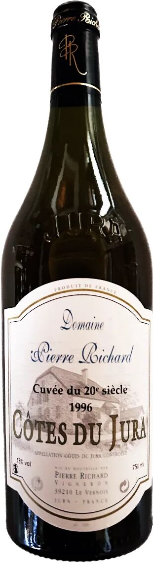 domaine pierre richard cotes du jura chardonnay vintage 1996  cuvÉe de 20° siÈcle - 0,75 l