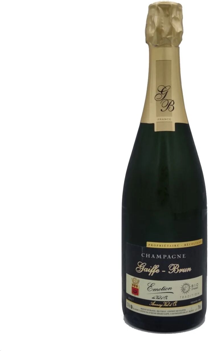 gaiffe - brun 1er cru - montagne de reims champagne gaiffe - brun - emotion 1er cru  zero dosage - biodinamico - 0,75 l